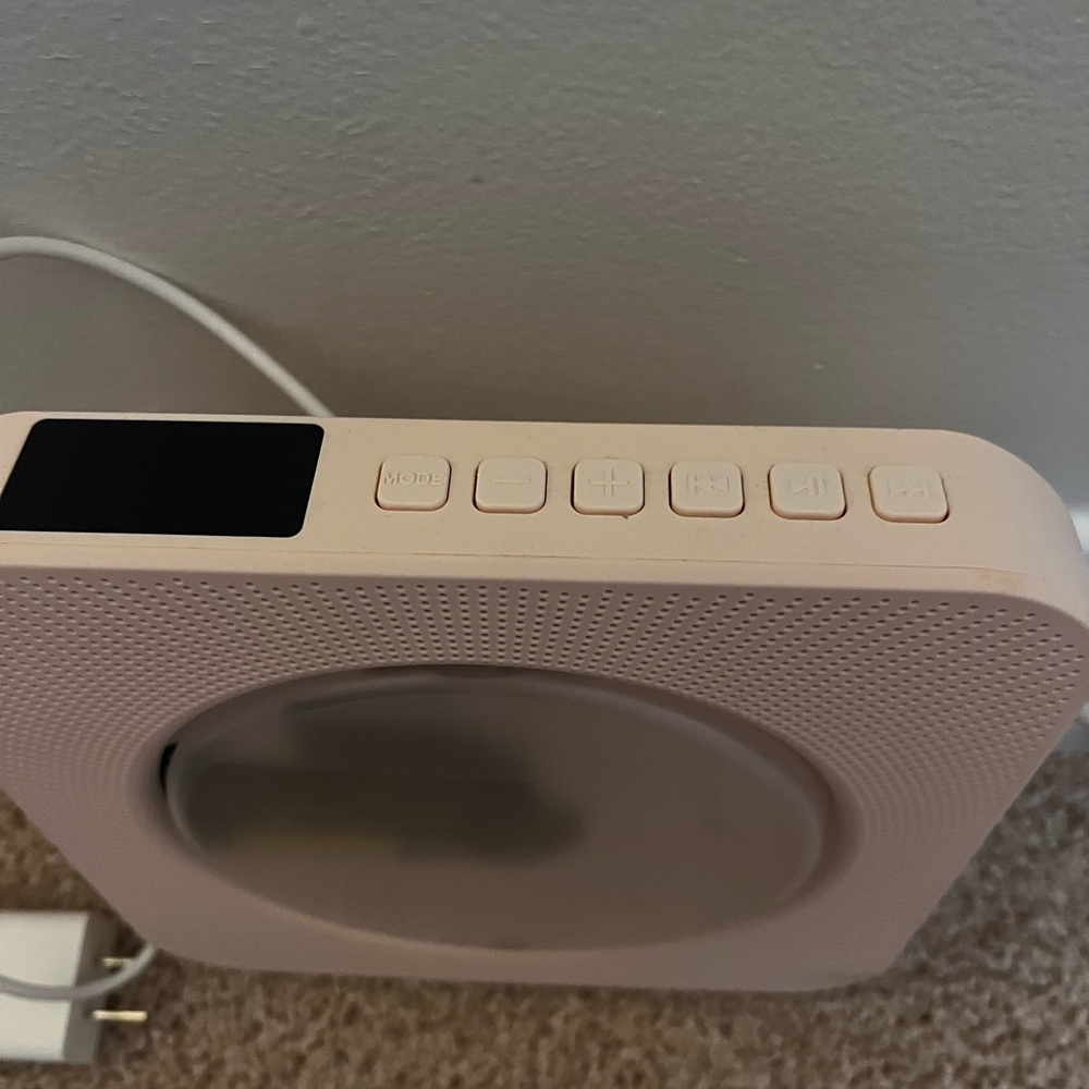 Compact Pink CD Player - Picture 2 of 5